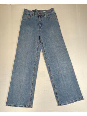 Levi's Made in USA Women 7 965 Wide Leg Vintage Light Blue Denim Jeans